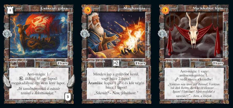 Tharr nem gyakori lapok