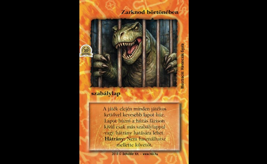 Alfa paklik továbbfejlesztése: Dínók